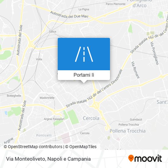Mappa Via Monteoliveto