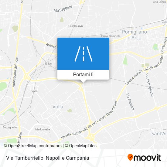 Mappa Via Tamburriello