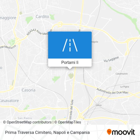 Mappa Prima Traversa Cimitero