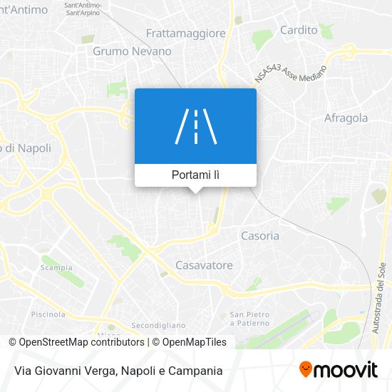 Mappa Via Giovanni Verga