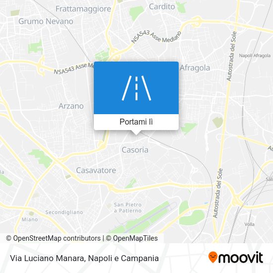 Mappa Via Luciano Manara