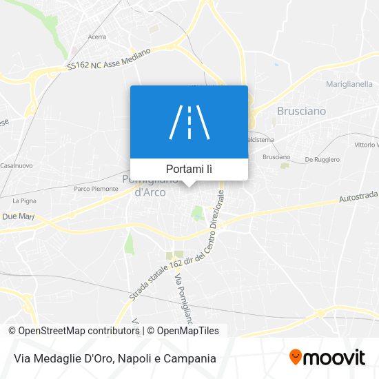 Mappa Via Medaglie D'Oro