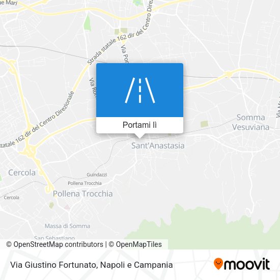 Mappa Via Giustino Fortunato
