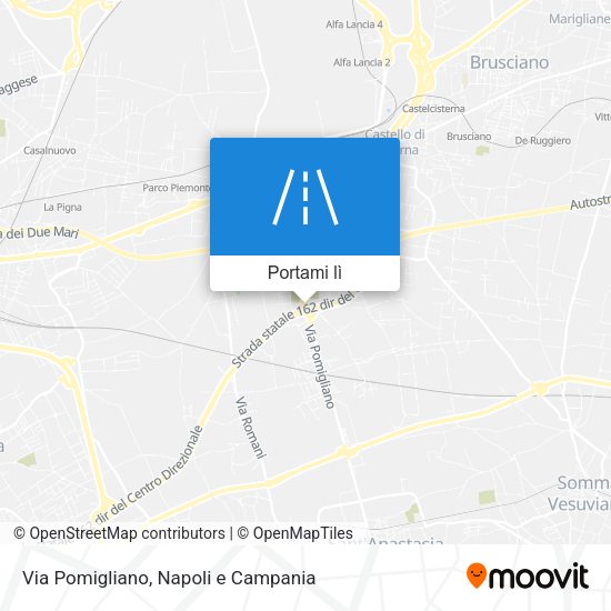 Mappa Via Pomigliano
