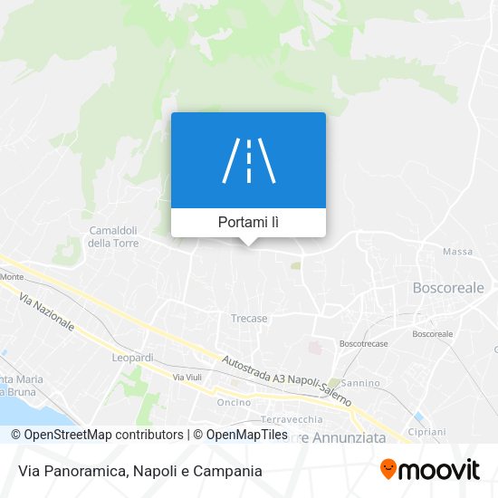 Mappa Via Panoramica