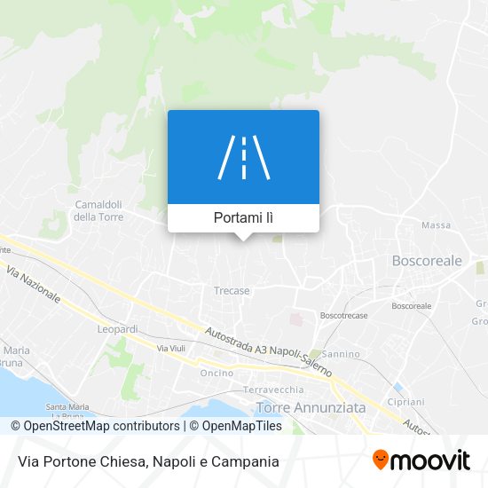 Mappa Via Portone Chiesa