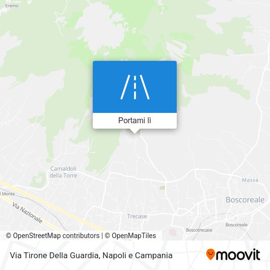 Mappa Via Tirone Della Guardia