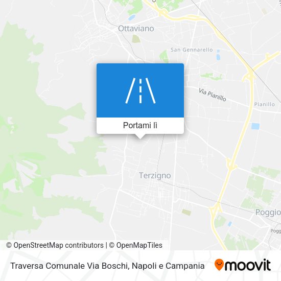Mappa Traversa Comunale Via Boschi