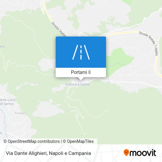 Mappa Via Dante Alighieri