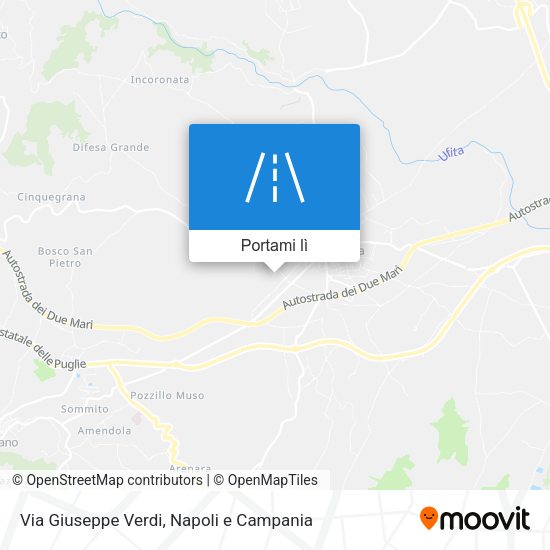 Mappa Via Giuseppe Verdi