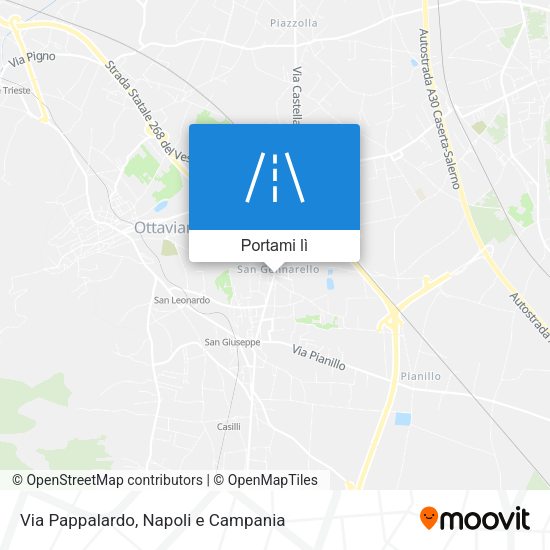 Mappa Via Pappalardo