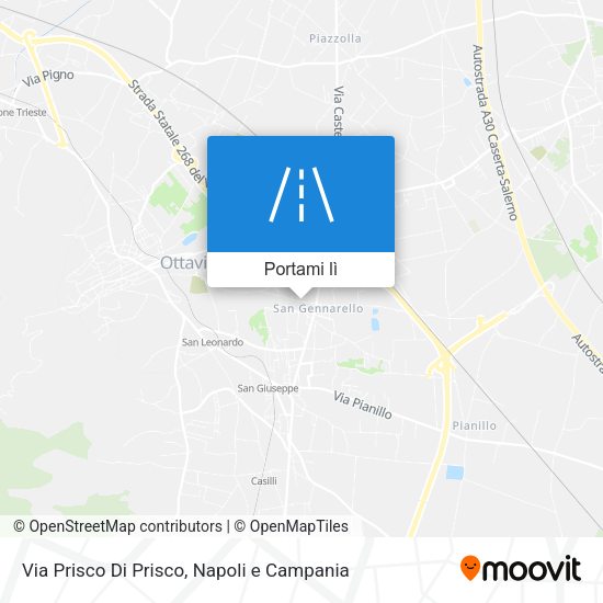 Mappa Via Prisco Di Prisco
