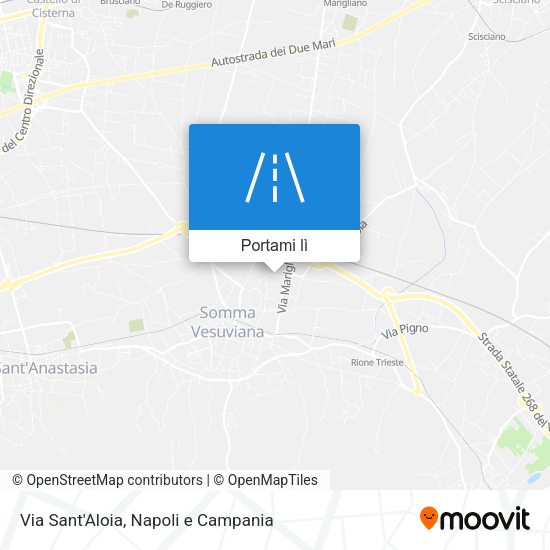 Mappa Via Sant'Aloia