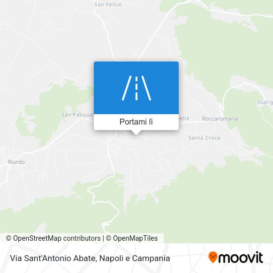 Mappa Via Sant'Antonio Abate