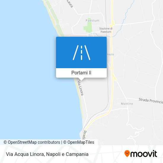 Mappa Via Acqua Linora