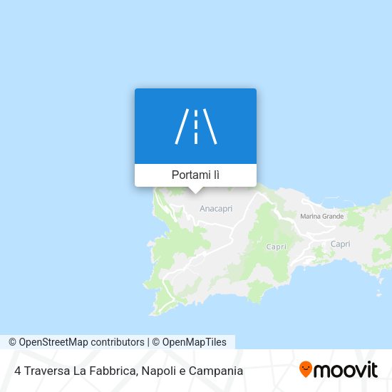 Mappa 4 Traversa La Fabbrica
