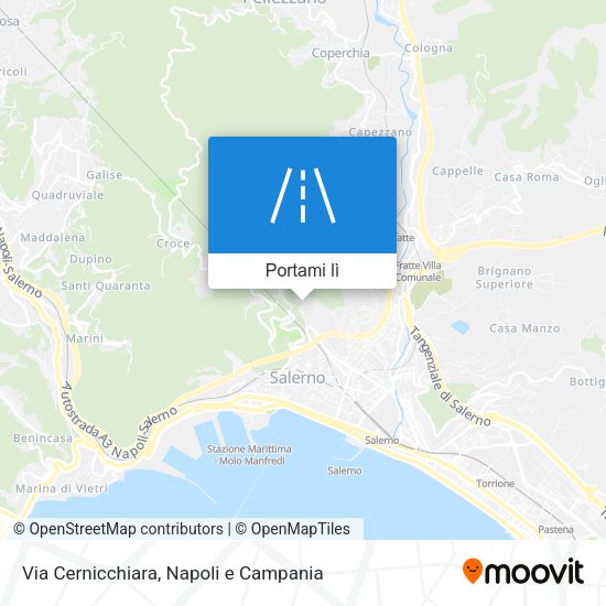 Mappa Via Cernicchiara