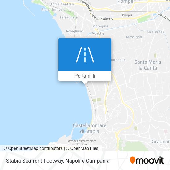 Mappa Stabia Seafront Footway