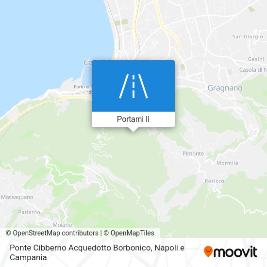 Mappa Ponte Cibberno Acquedotto Borbonico