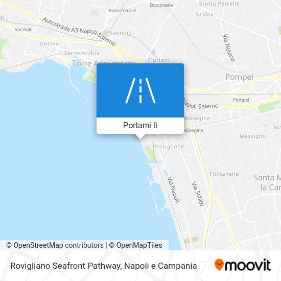 Mappa Rovigliano Seafront Pathway