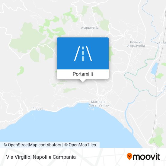 Mappa Via Virgilio
