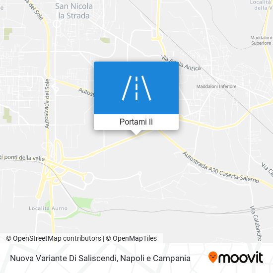 Mappa Nuova Variante Di Saliscendi