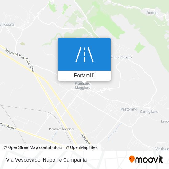 Mappa Via Vescovado