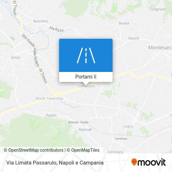 Mappa Via Limata Passarulo