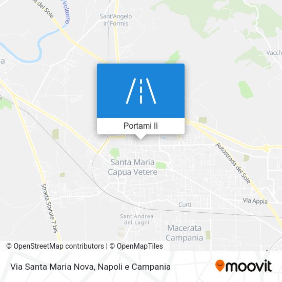 Mappa Via Santa Maria Nova