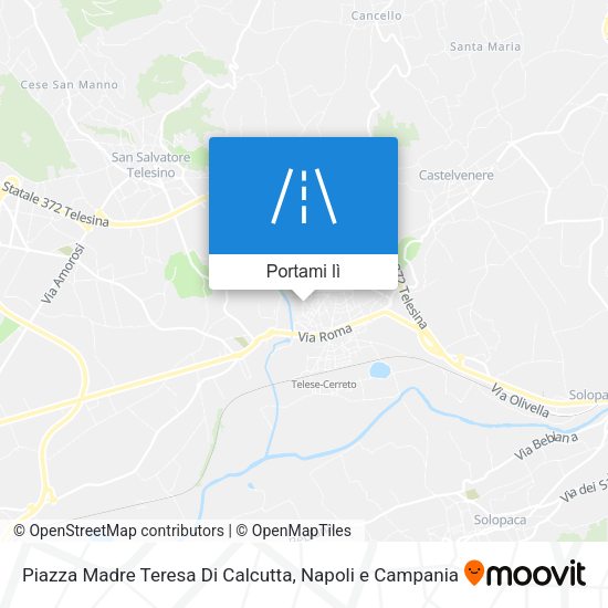Mappa Piazza Madre Teresa Di Calcutta