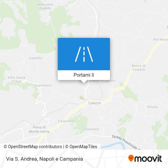 Mappa Via S. Andrea