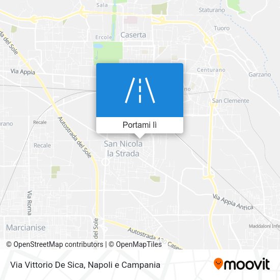 Mappa Via Vittorio De Sica