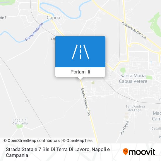 Mappa Strada Statale 7 Bis Di Terra Di Lavoro