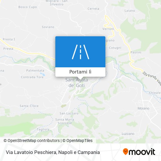 Mappa Via Lavatoio Peschiera