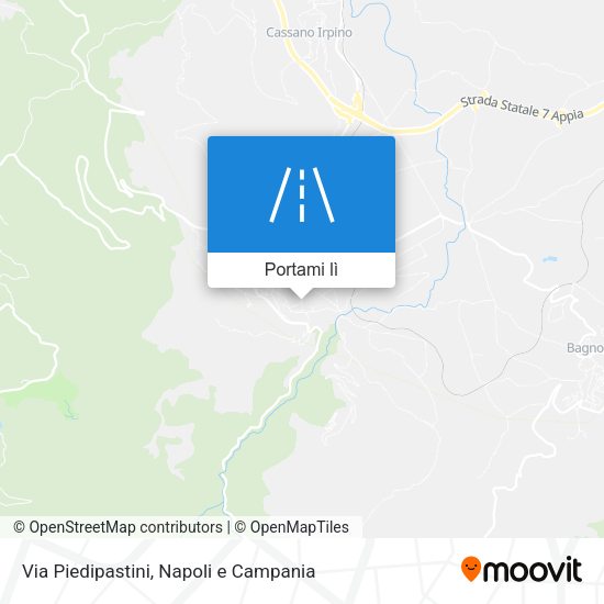 Mappa Via Piedipastini