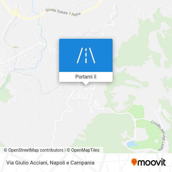 Mappa Via Giulio Acciani