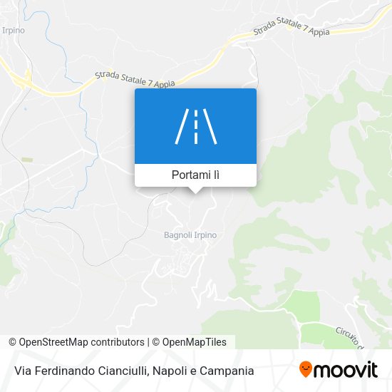 Mappa Via Ferdinando Cianciulli