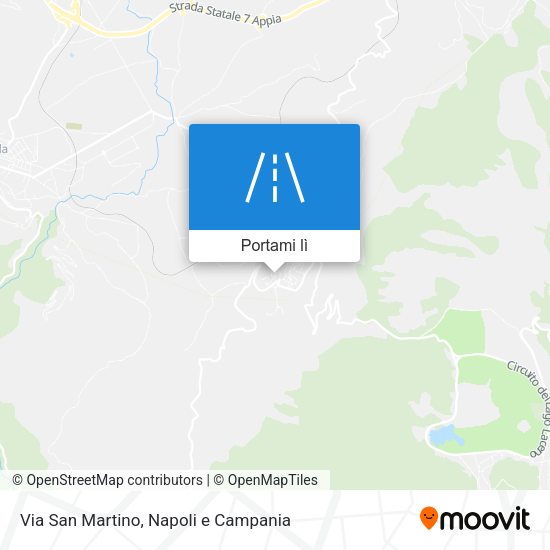Mappa Via San Martino