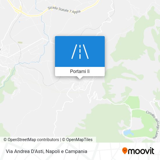 Mappa Via Andrea D'Asti