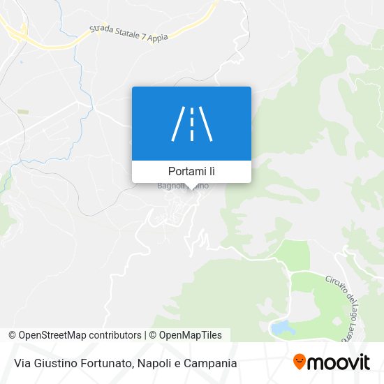 Mappa Via Giustino Fortunato