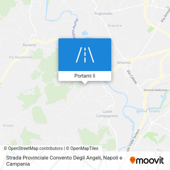 Mappa Strada Provinciale Convento Degli Angeli
