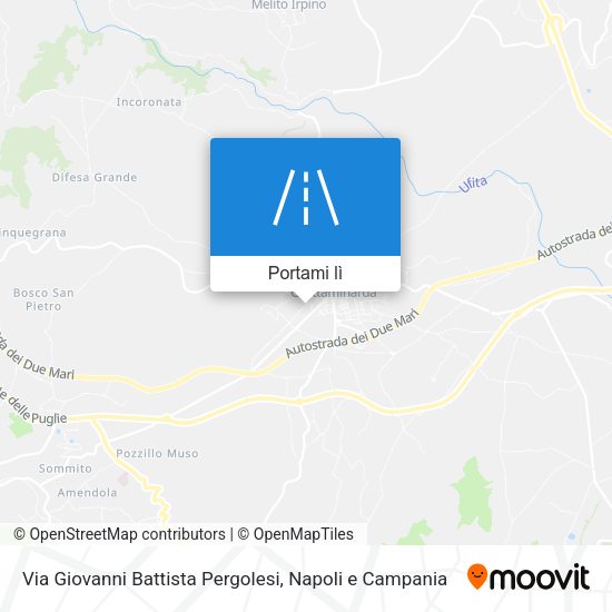 Mappa Via Giovanni Battista Pergolesi