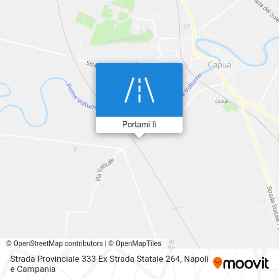 Mappa Strada Provinciale 333 Ex Strada Statale 264