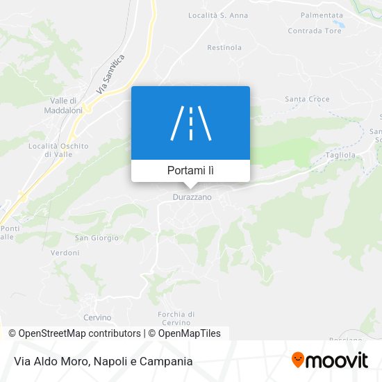 Mappa Via Aldo Moro