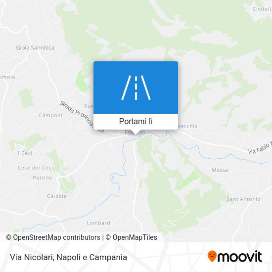 Mappa Via Nicolari