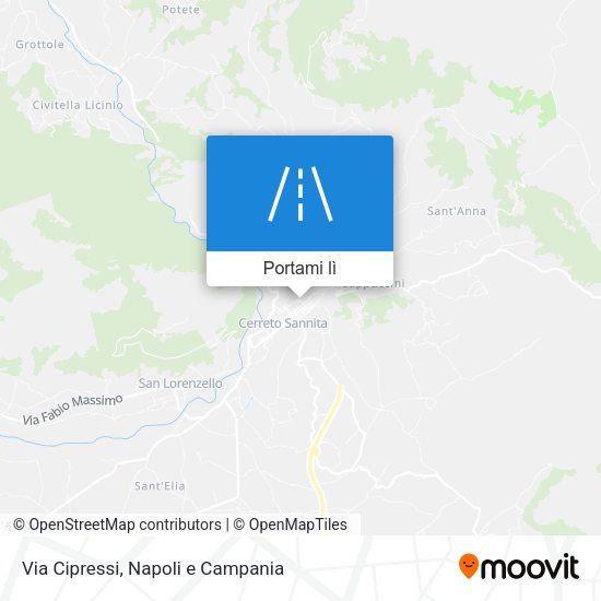 Mappa Via Cipressi