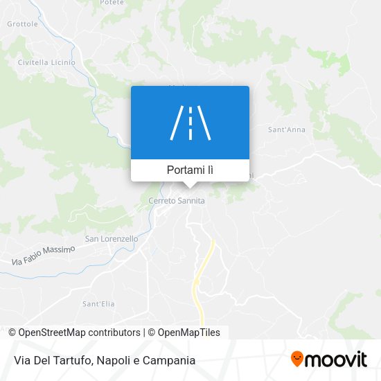 Mappa Via Del Tartufo