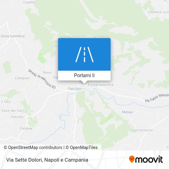 Mappa Via Sette Dolori