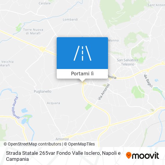 Mappa Strada Statale 265var Fondo Valle Isclero