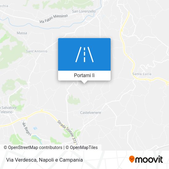 Mappa Via Verdesca
